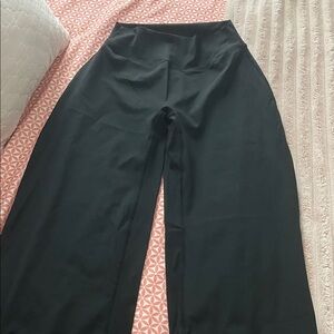 Elegant Black Women's Wide-Leg Pants
